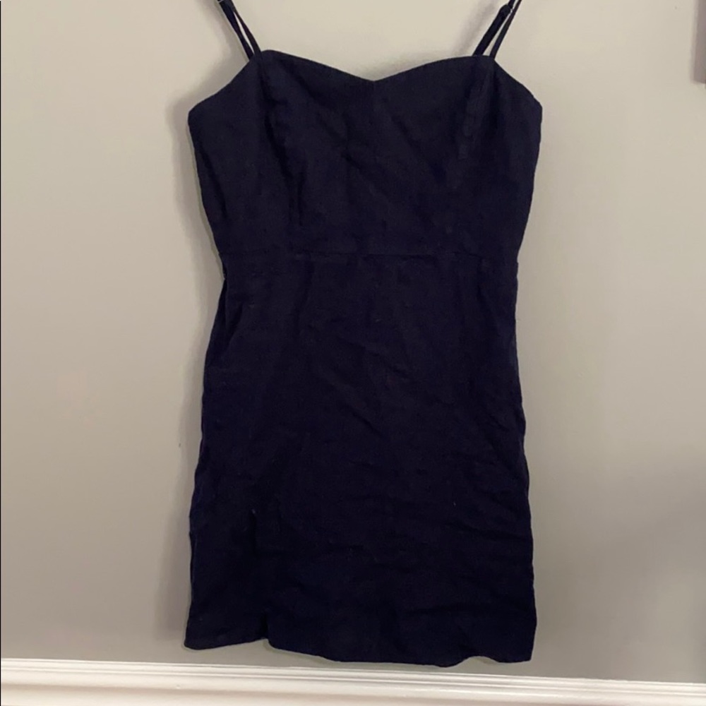 FOREVER 21 NAVY DRESS